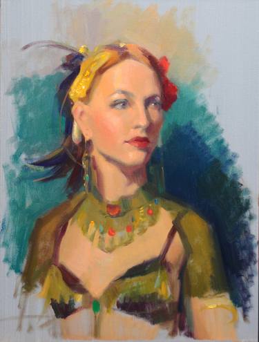 Original Expressionism Portrait Paintings by Katya Held