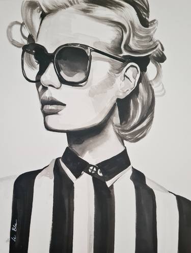 Print of Fashion Paintings by Gilles LeBlu