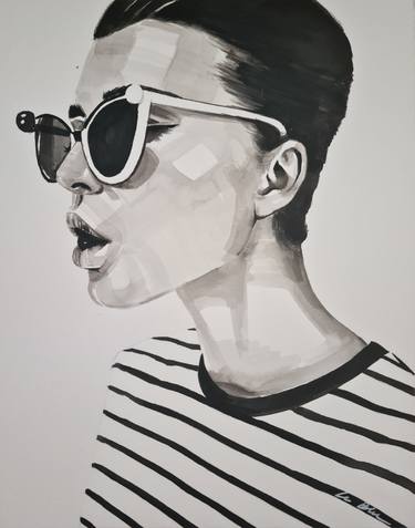 Print of Figurative Fashion Paintings by Gilles LeBlu
