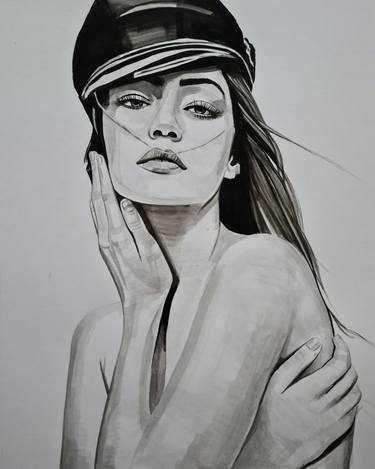 Original People Drawings by Gilles LeBlu