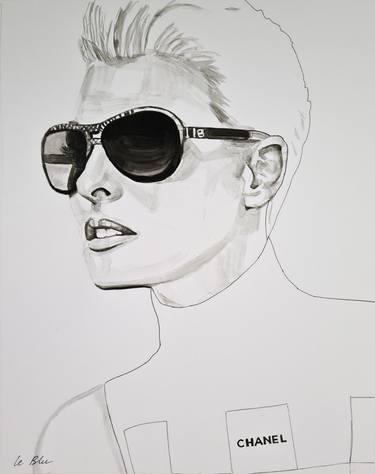 Original Fashion Drawings by Gilles LeBlu