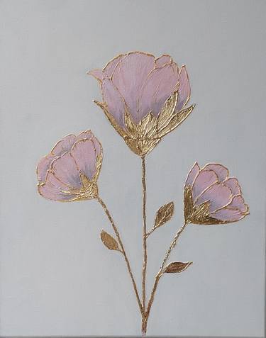 Print of Art Deco Botanic Paintings by Irene Mitawski