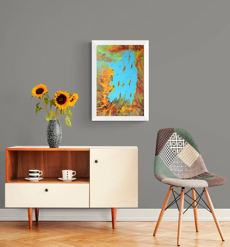 Original Abstract Painting by Irene Mitawski