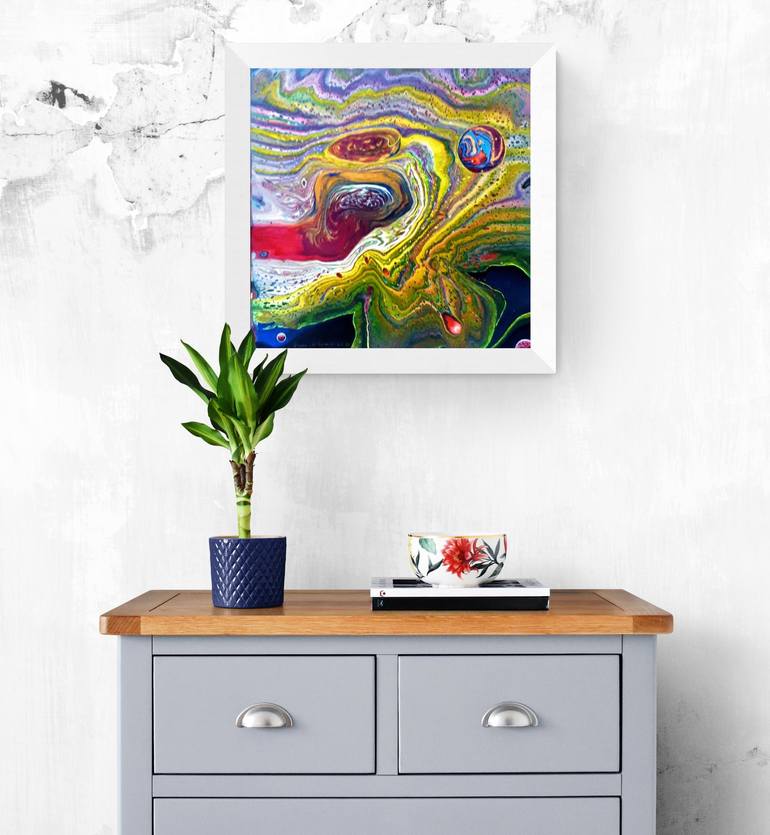 Original Abstract Painting by Irene Mitawski