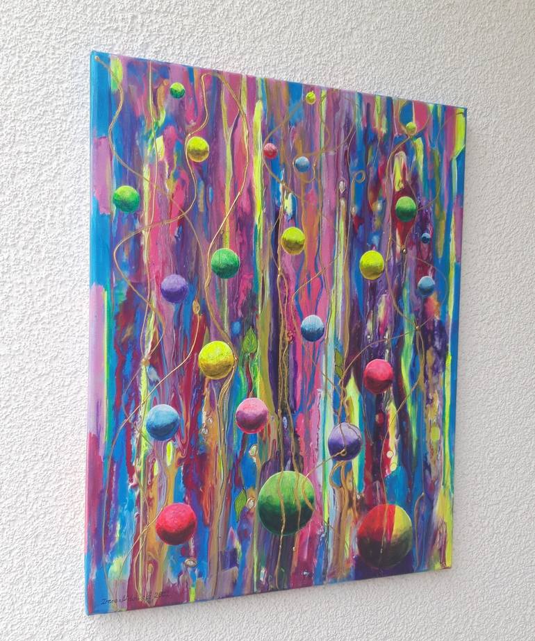 Original Abstract Painting by Irene Mitawski