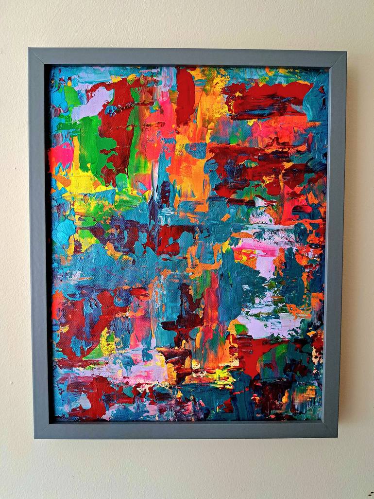 Original Abstract Expressionism Abstract Painting by James Mason