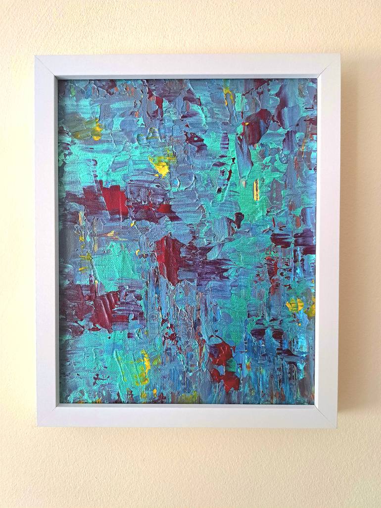 Original Abstract Expressionism Abstract Painting by James Mason