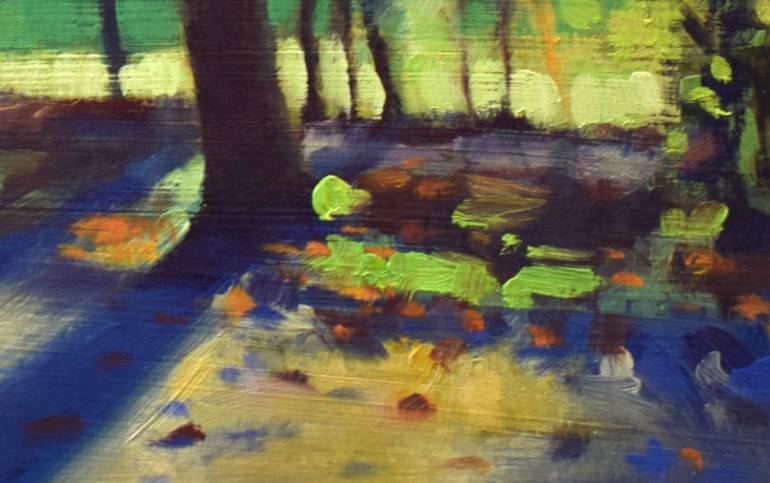 Original Impressionism Landscape Painting by Ruben Lazcano