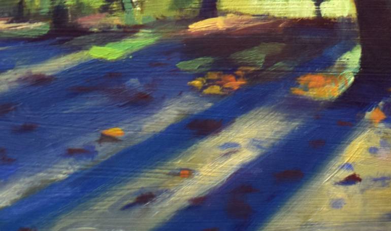Original Impressionism Landscape Painting by Ruben Lazcano