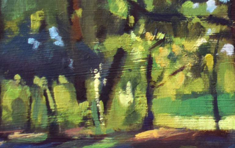 Original Impressionism Landscape Painting by Ruben Lazcano