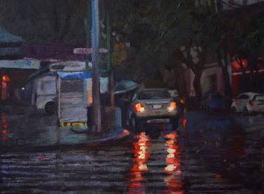 Print of Figurative Cities Paintings by Ruben Lazcano