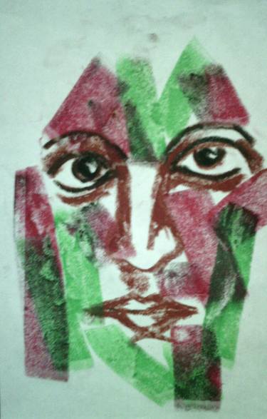 Print of Portraiture Abstract Drawings by Reaz Mazumder