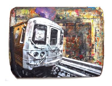 Print of Modern Train Paintings by Fabio Esteban
