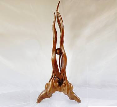 Original Abstract Expressionism Abstract Sculpture by Agus Riyadi