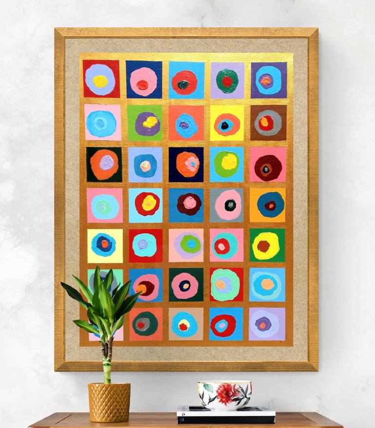 Original Abstract Expressionism Abstract Painting by Sher Afghan