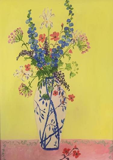 Original Impressionism Floral Paintings by Liz English