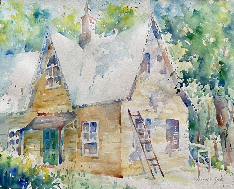 ゆーこ Tappan, NY Painting by Yoko Wakabayashi | Saatchi Art United Kingdom