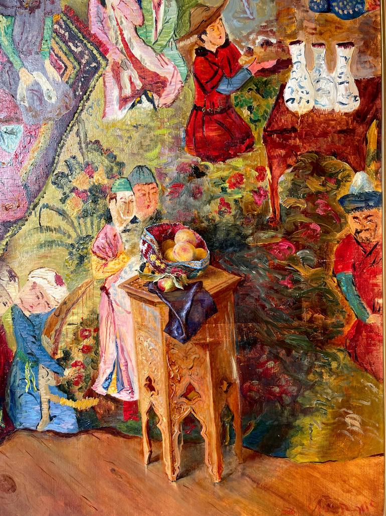 Original Impressionism Pop Culture/Celebrity Painting by Alisher Ergashev