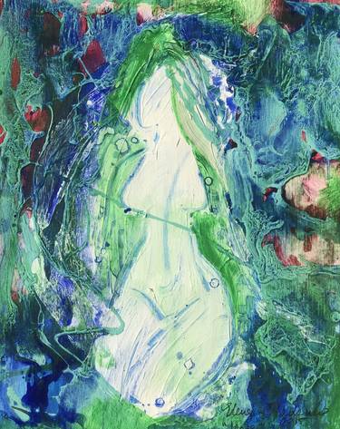 Original Abstract Nude Paintings by Elena Diadenko