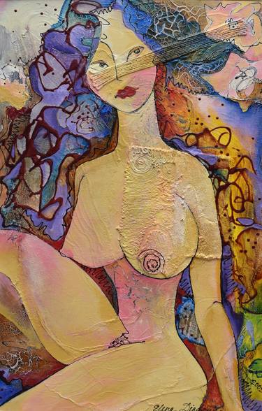 Print of Figurative Nude Paintings by Elena Diadenko