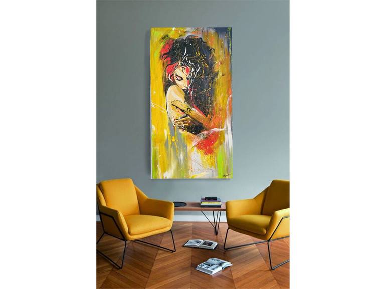 Original Contemporary Abstract Painting by Kiana Lu