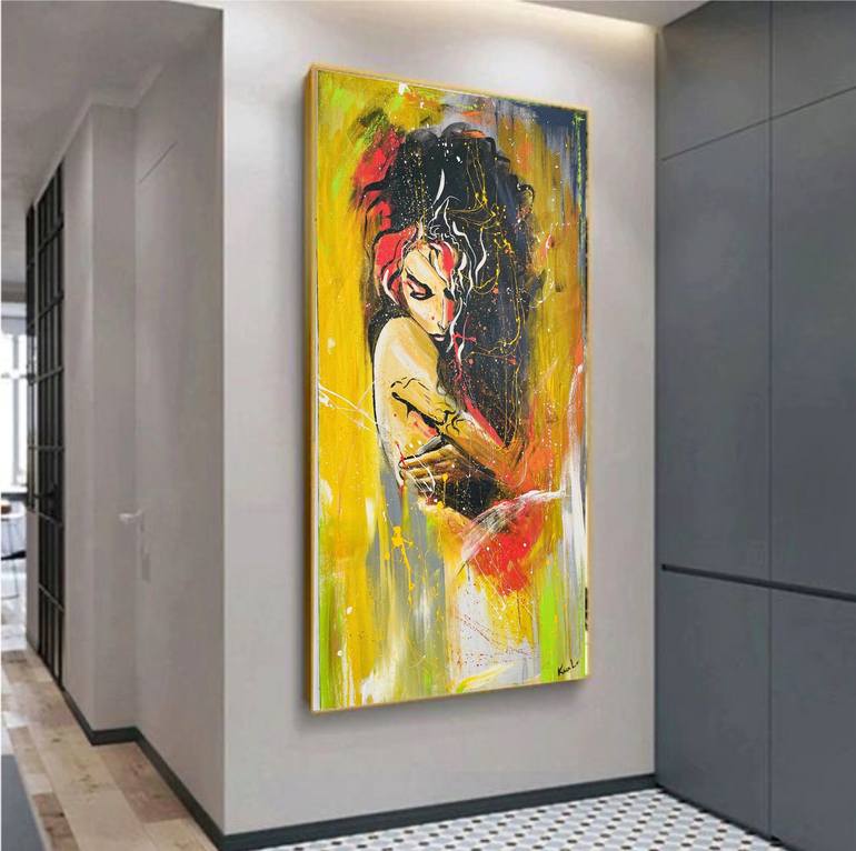 Original Contemporary Abstract Painting by Kiana Lu