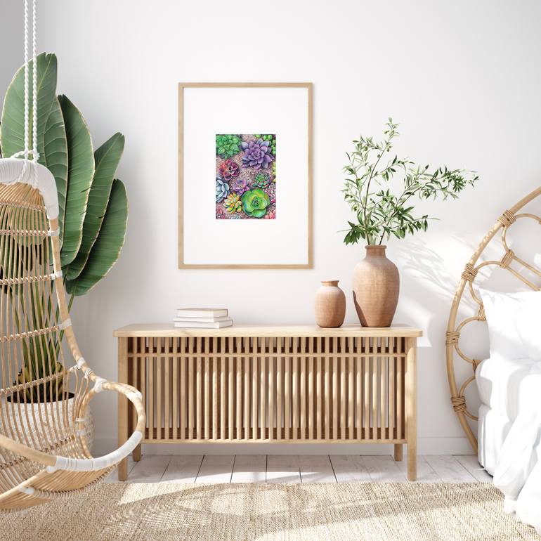 Original Illustration Botanic Painting by Alesia Nikalayeva