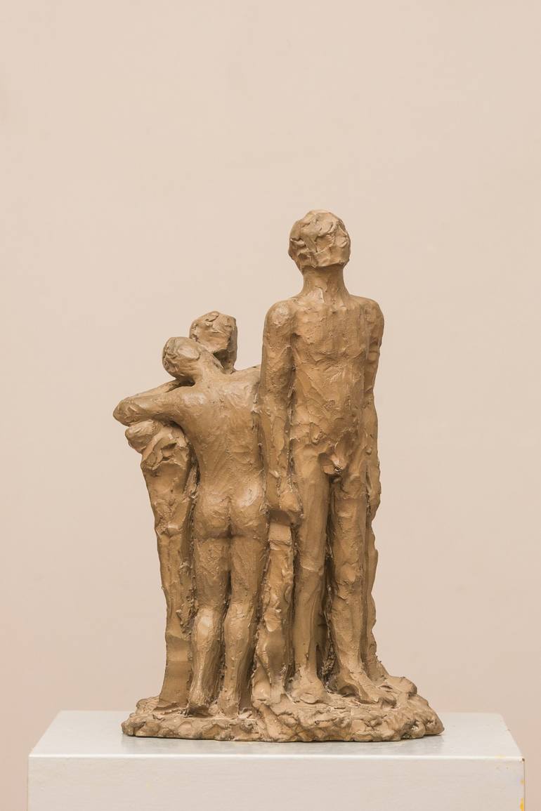 Original Family Sculpture by Paulina Cassimatis