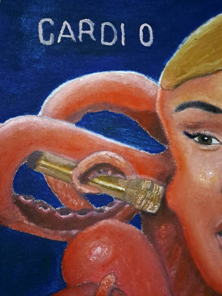 Original Surrealism Celebrity Painting by Pramu Kanjutium