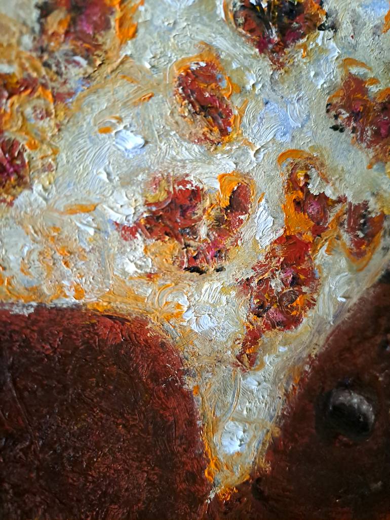 Original Surrealism Still Life Painting by Pramu Kanjutium