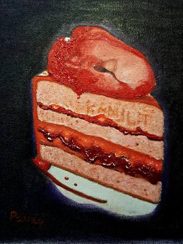 Original Pop Art Food & Drink Painting by Pramu Kanjutium