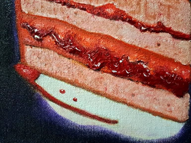 Original Pop Art Food & Drink Painting by Pramu Kanjutium