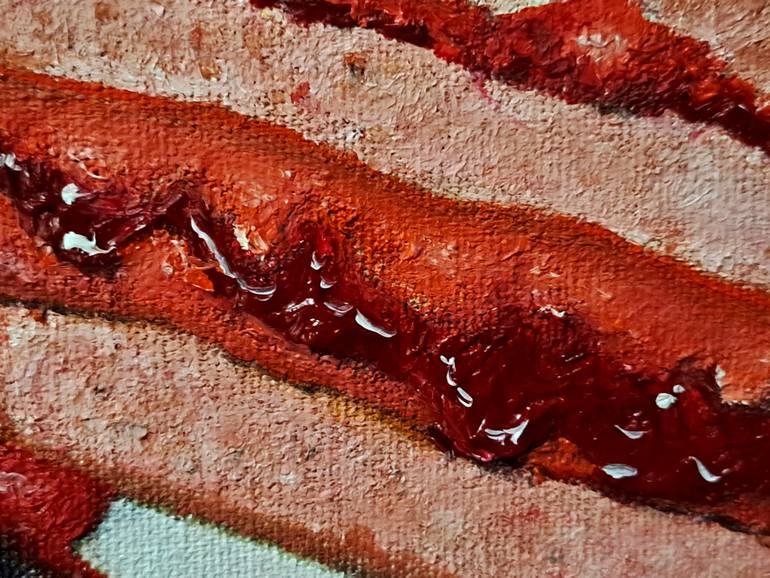 Original Pop Art Food & Drink Painting by Pramu Kanjutium