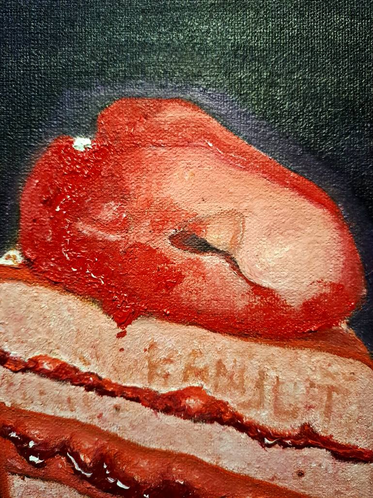 Original Pop Art Food & Drink Painting by Pramu Kanjutium