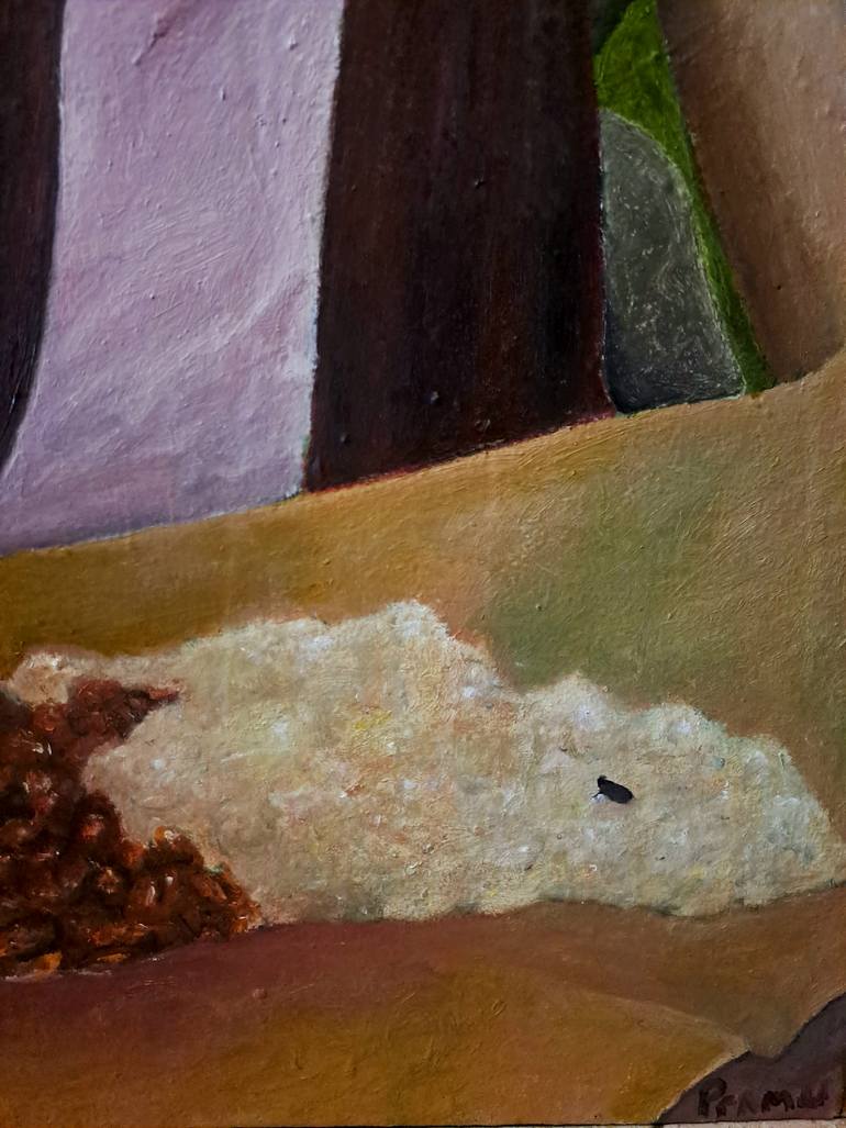 Original Realism Sunset Painting by Pramu Kanjutium