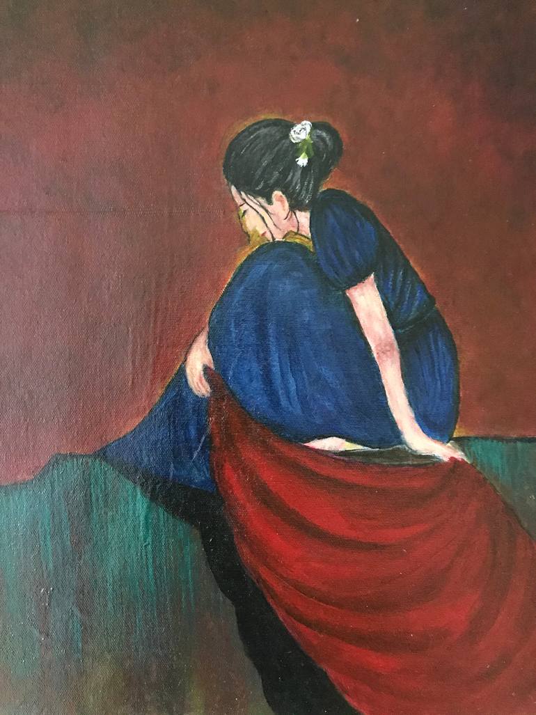 Original Abstract Music Painting by Bushra Rauf