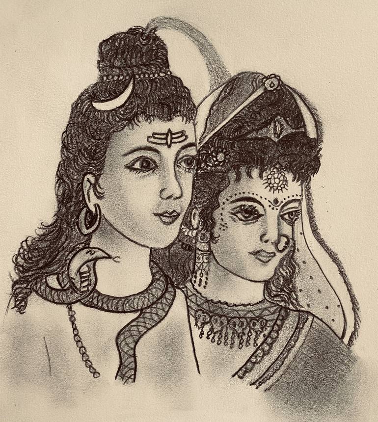 230+ Best Shiv Parvati Love Art | Lord Shiva Parvati Love Images-kimdongho.edu.vn