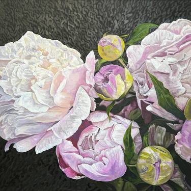 Original Impressionism Floral Paintings by Zulfiya Mukhamadeyeva