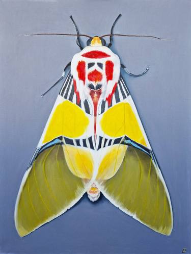 Tiger moth with Clown face (series Moth #1) thumb