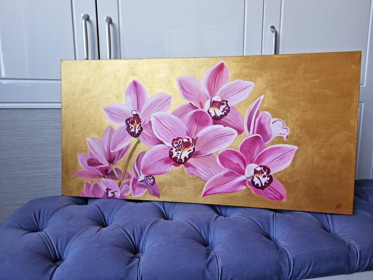 Original Botanic Painting by Zulfiya Mukhamadeyeva