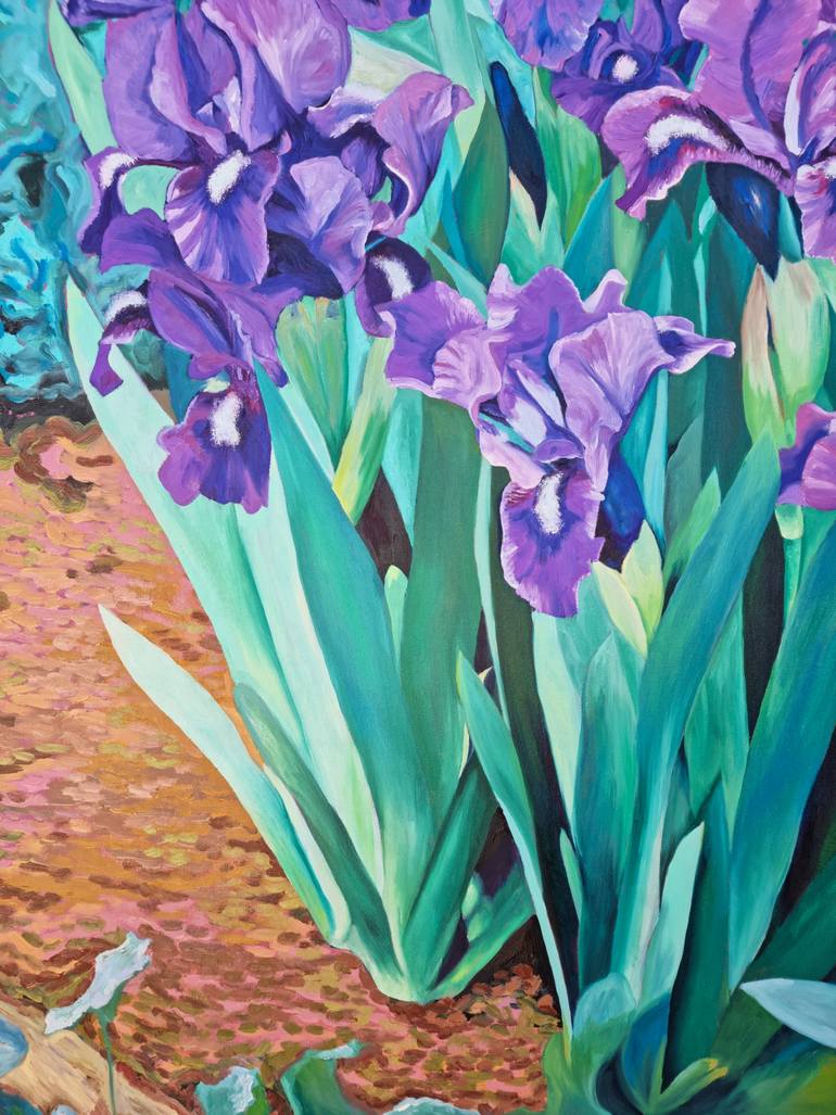 Original Abstract Botanic Painting by Zulfiya Mukhamadeyeva