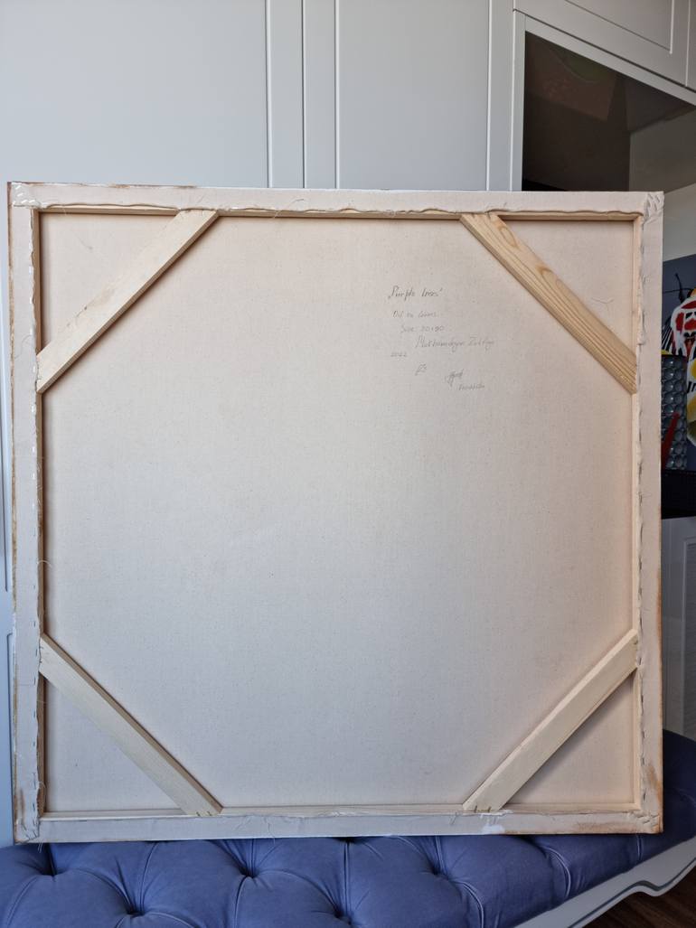 Original Abstract Botanic Painting by Zulfiya Mukhamadeyeva