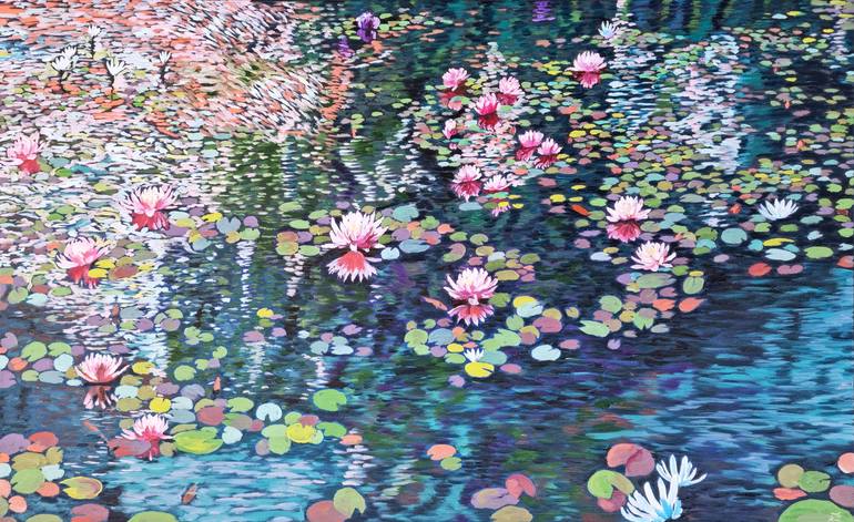 Print of Expressionism Water Paintings by Zulfiya Mukhamadeyeva