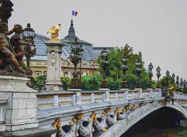 Original Contemporary Architecture Paintings by Baudouin De Lambilly