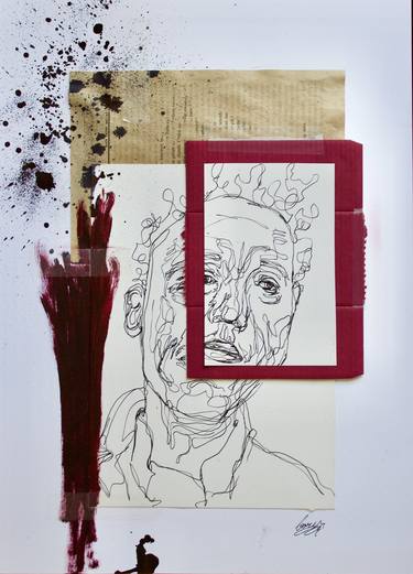 Print of Modern Abstract Collage by Barışcan Mengeliboğa