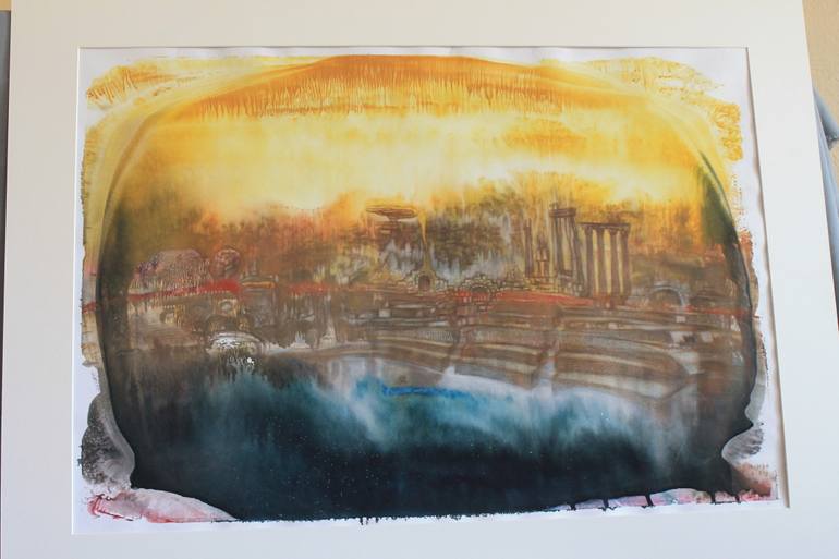 Original Realism Landscape Painting by Aizhan Kalshora