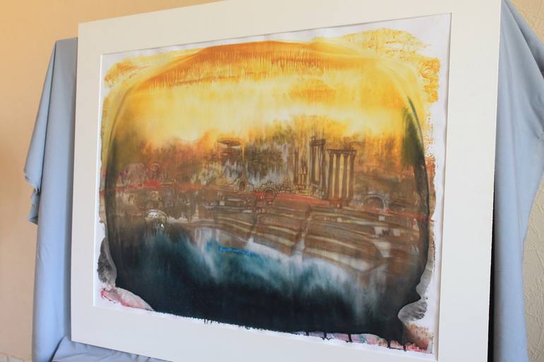Original Realism Landscape Painting by Aizhan Kalshora