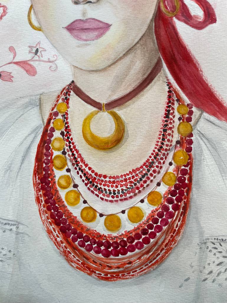 Original Impressionism People Painting by Viktoriia Kyrylenko