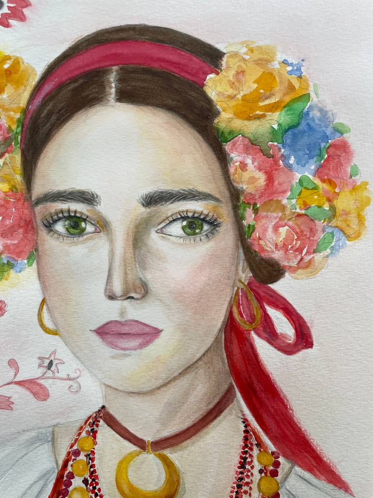 Original Impressionism People Painting by Viktoriia Kyrylenko