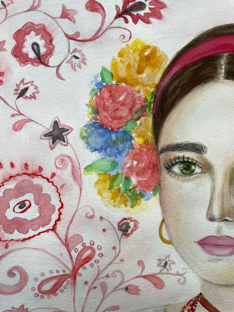 Original Impressionism People Painting by Viktoriia Kyrylenko